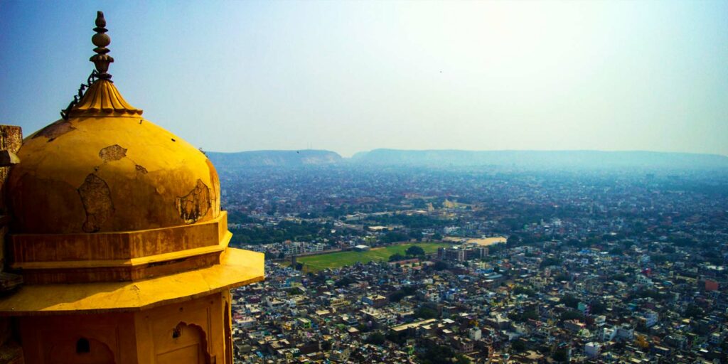 Jaipur City from Nahargarh Fort, Rajasthan