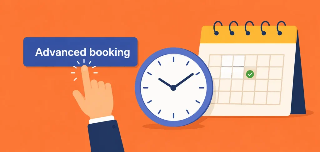 Advanced booking