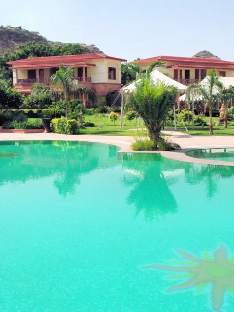 swimming pool in indian couple friendly hotel