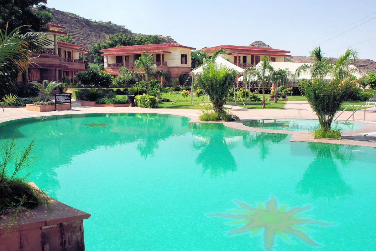 swimming pool in indian couple friendly hotel
