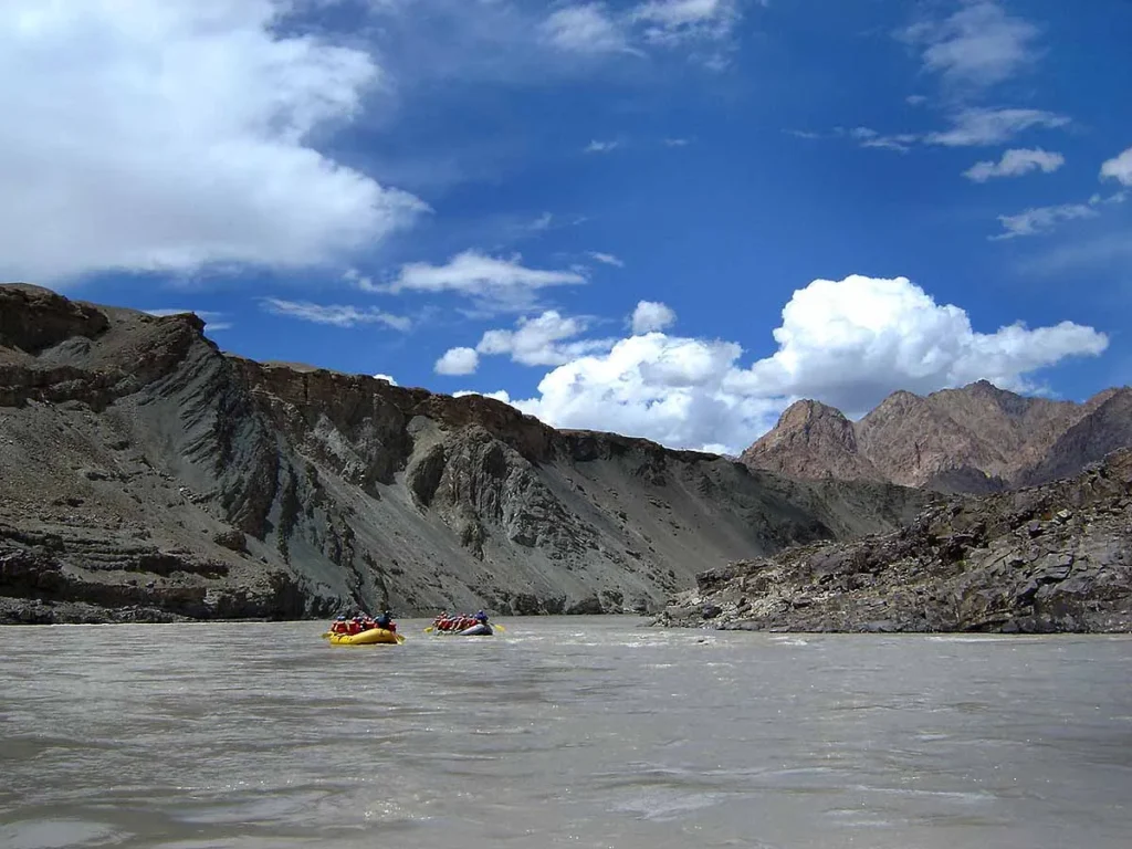 Zanskar River in Jammu