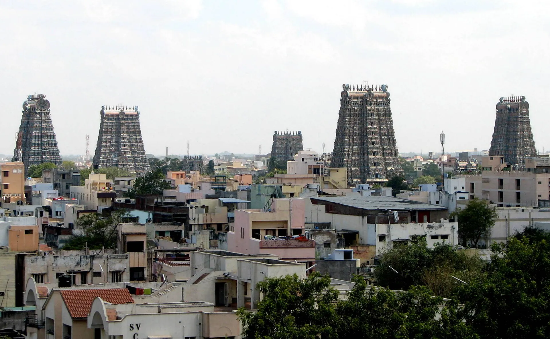 Minakshi tempel, Madurai, Tamil Nadu, India