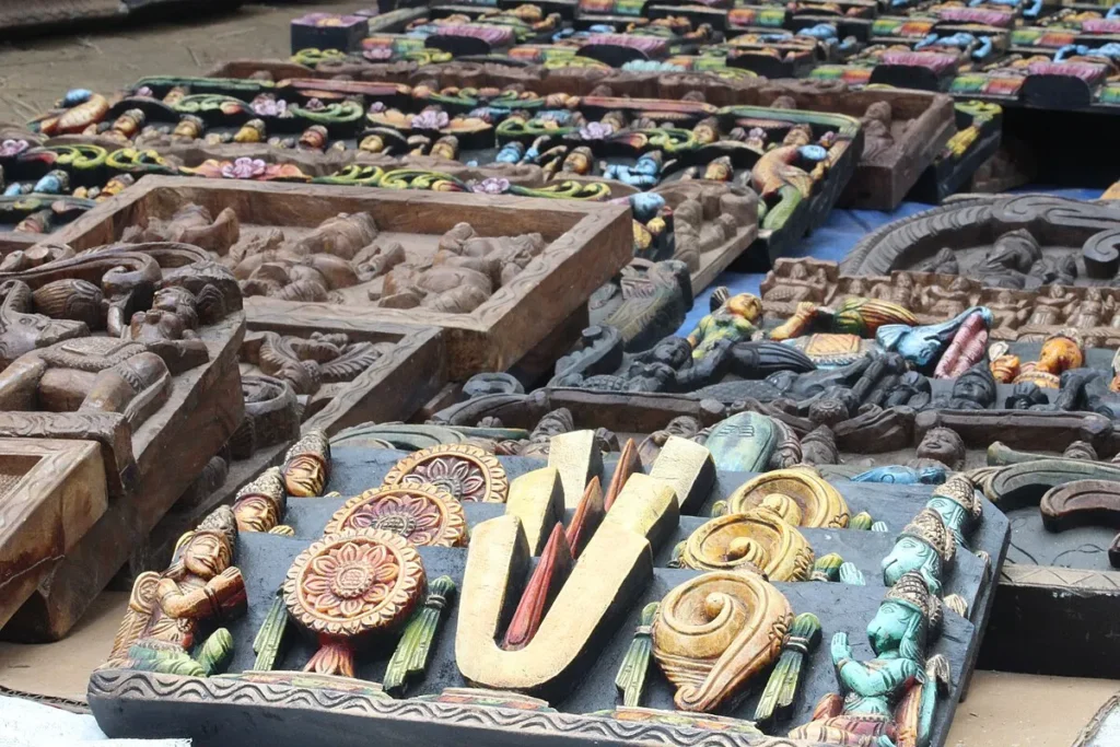 Various ornaments at Dilli Haat INA