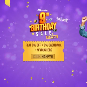 Brevistay Offer for 9 anniversary