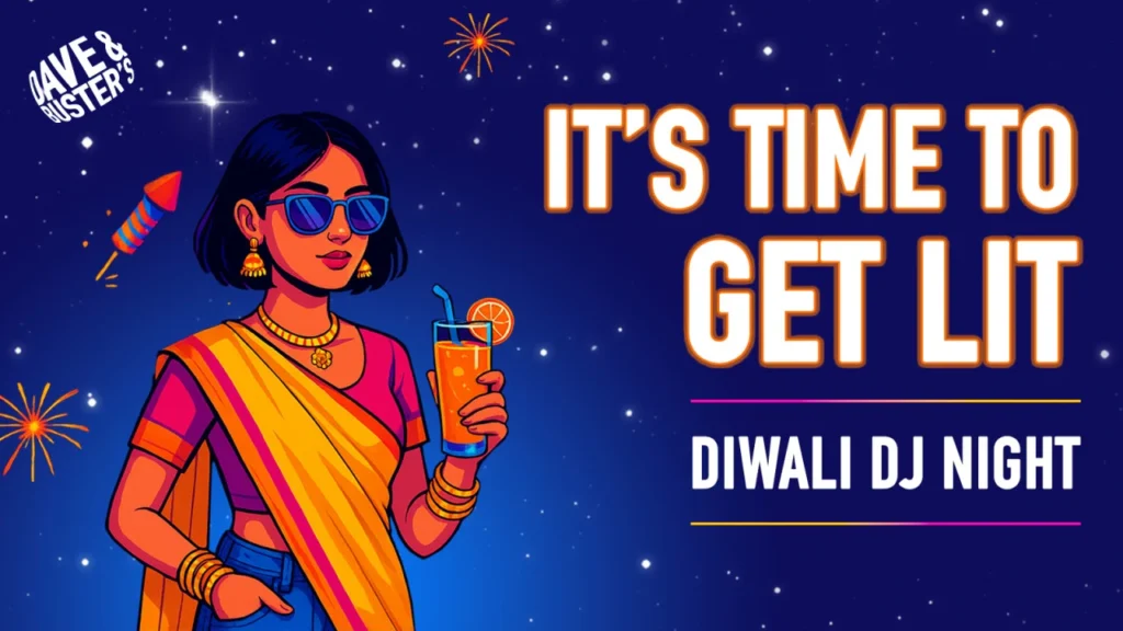 Get LIT Diwali Party at Dave & Buster's Mumbai, Mumbai