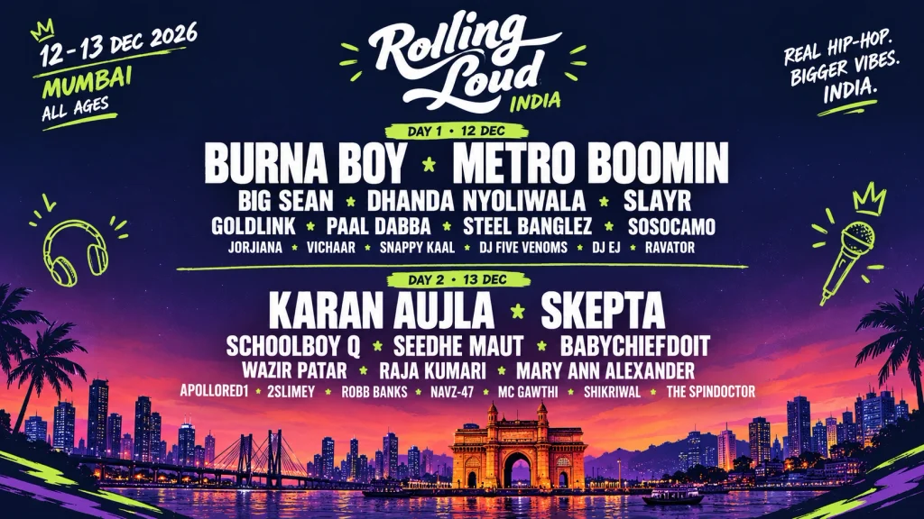 Rolling Loud India 2026 Lineup Announced