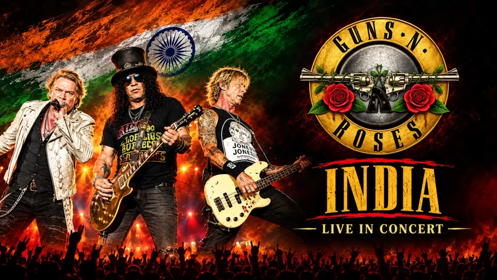 Guns and Roses Live Concert in India 2026