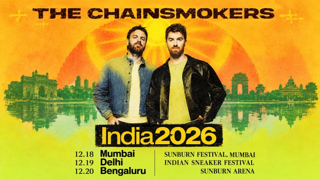The Chainsmokers India Tour 2026 Concert in India