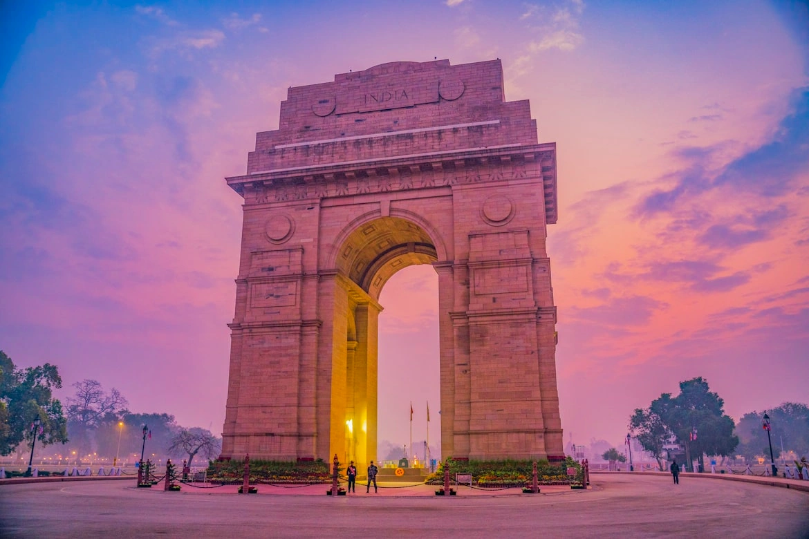 india gate in delhi