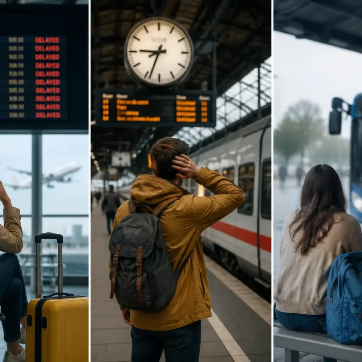 Flight, bus or train delay