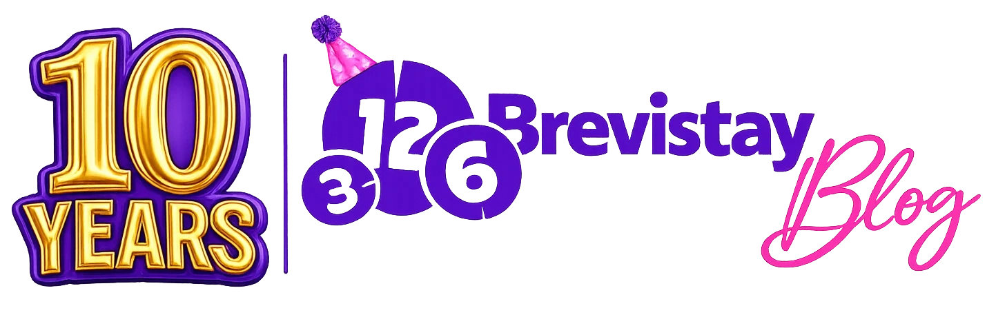 Brevistay Blog 10 Anniversary logo