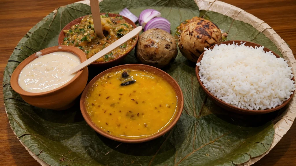 Baati Chokha in Varanasi