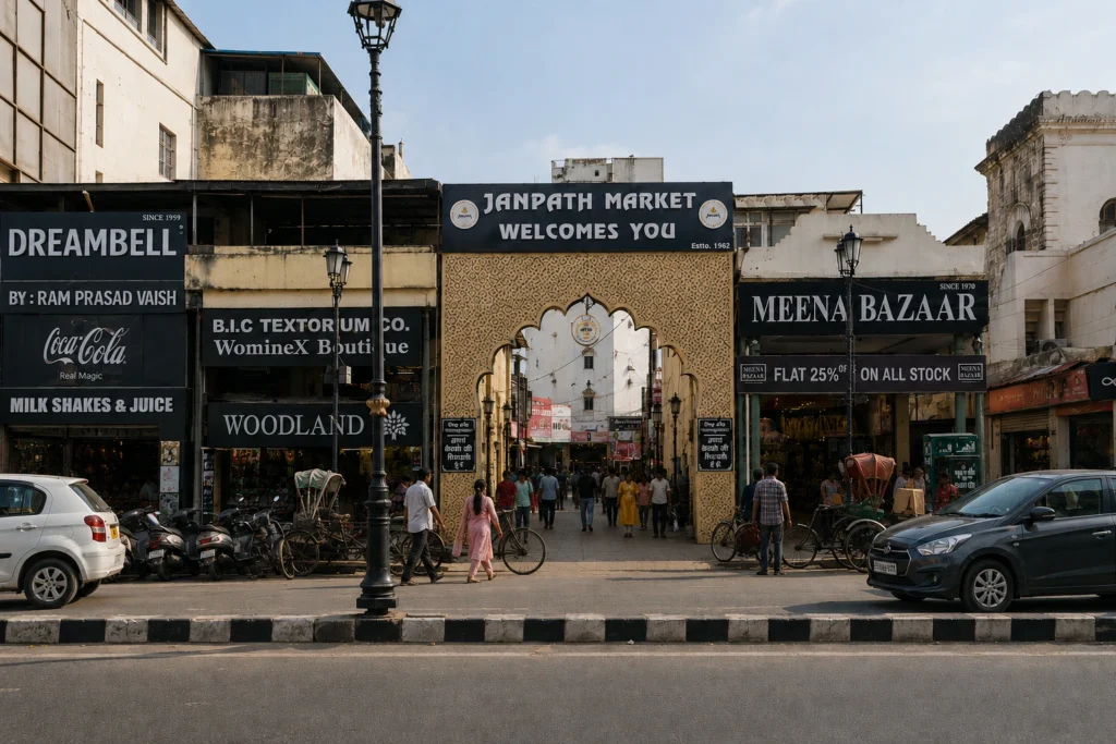 Janpath Market in Lucknow