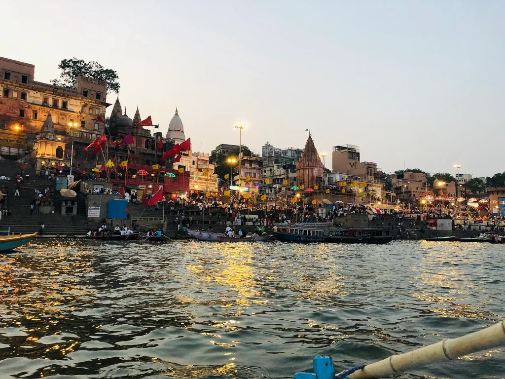 Assi Ghat in Varanasi at Night